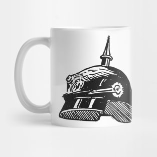 German Officers of The Guard Helmet Mug